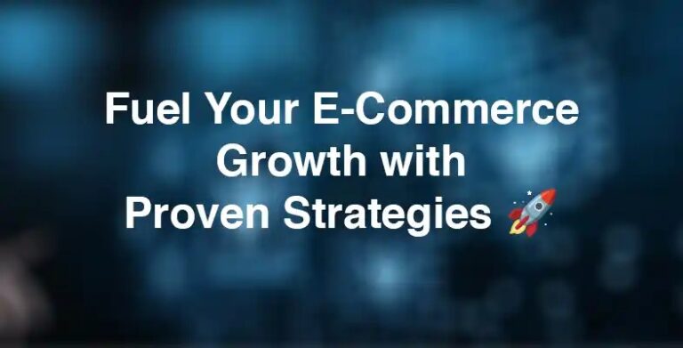 E-commerce Growth Strategy for Scalable Online Brands